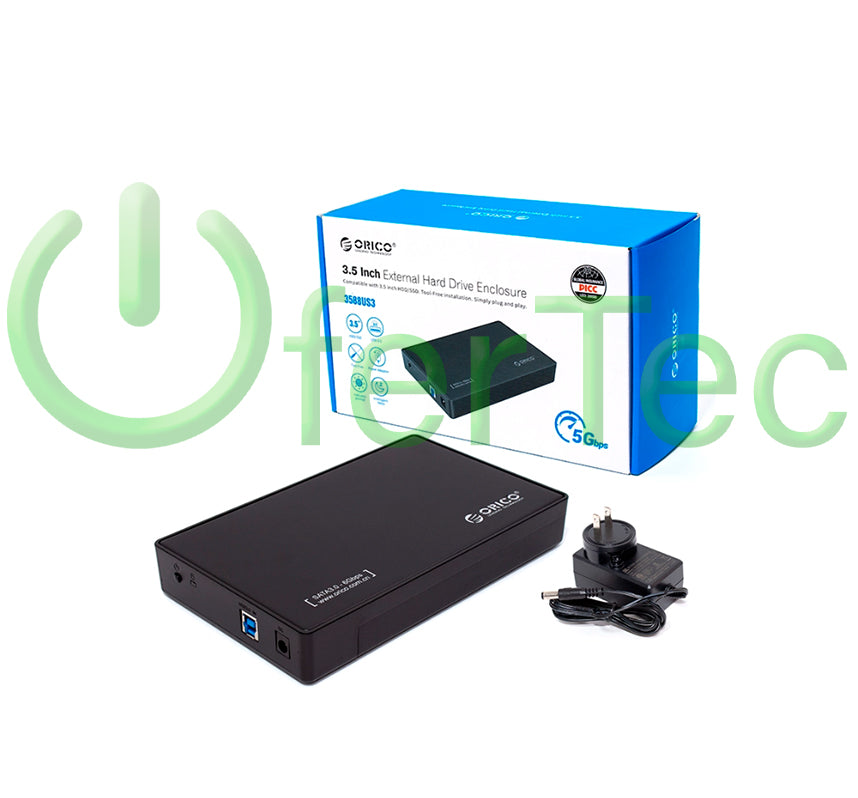 Adaptador Enclosure ORICO Disco Duro Sata 3.5'' a USB