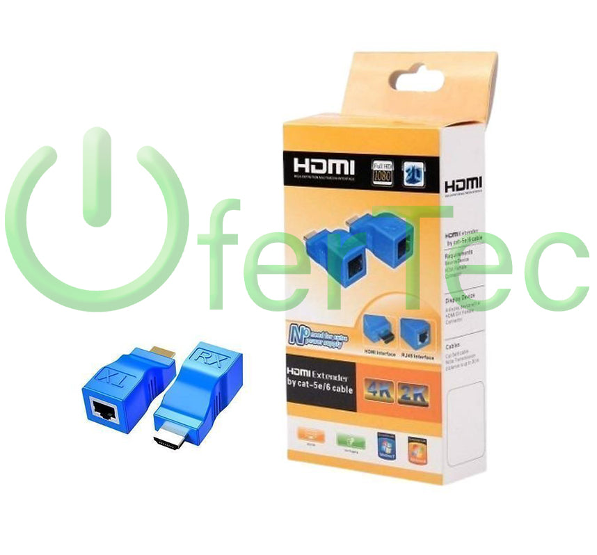 Adaptador Extensor HDMI a RJ45