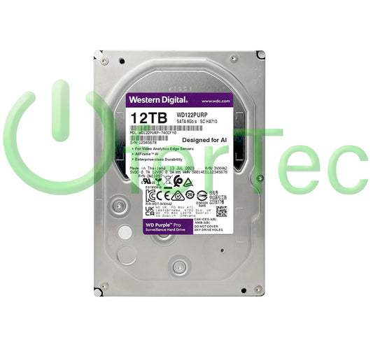 12TB Disco Duro Sata 3.5'' HDD Western Digital Purple