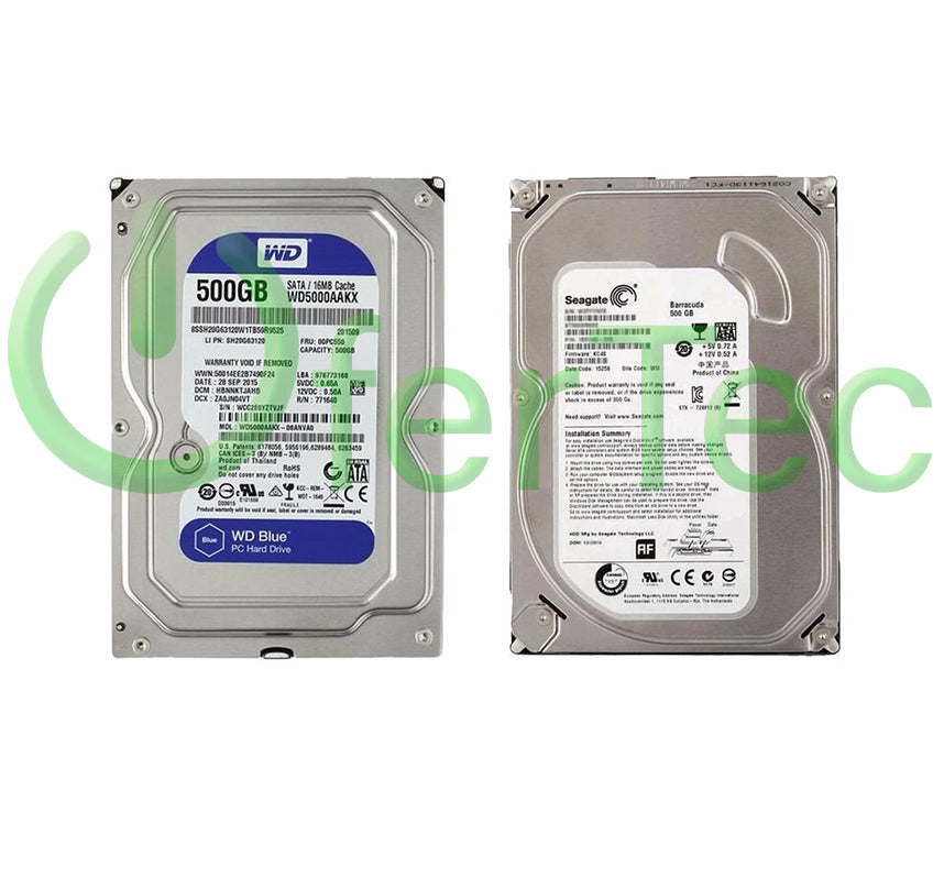500GB Disco Duro Sata 3.5'' Para PC o DVR