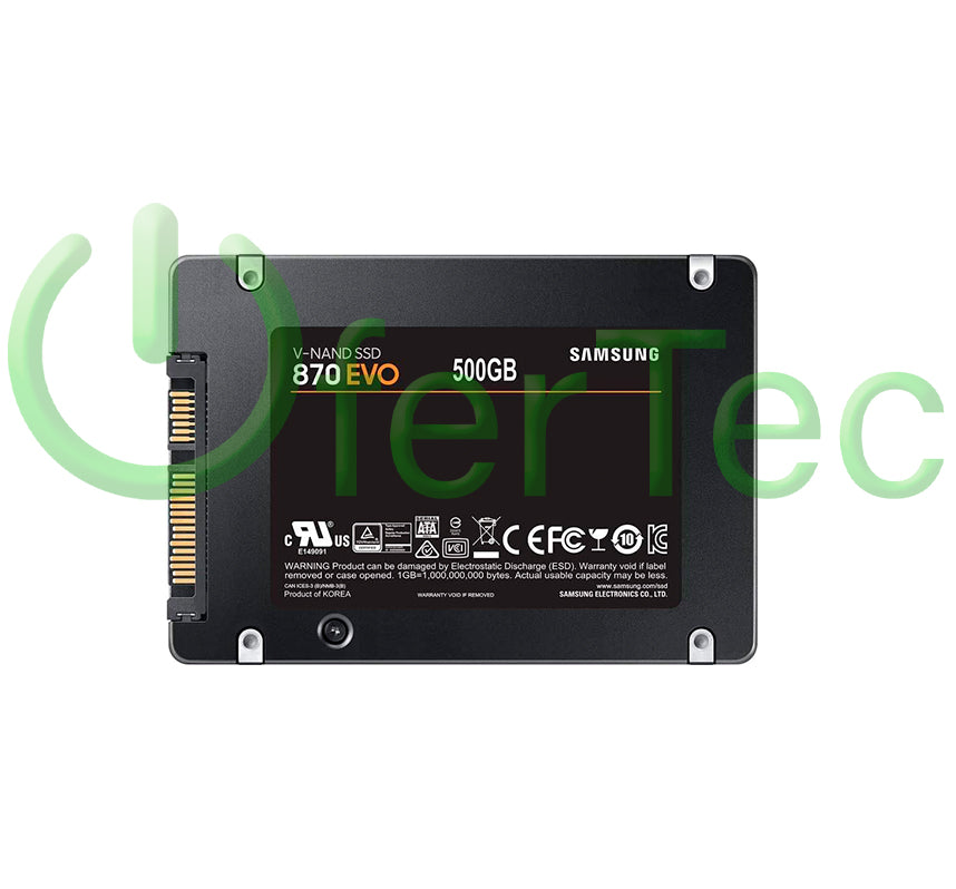 500GB Disco Sólido Sata 2.5'' Samsung 870 EVO Nuevo