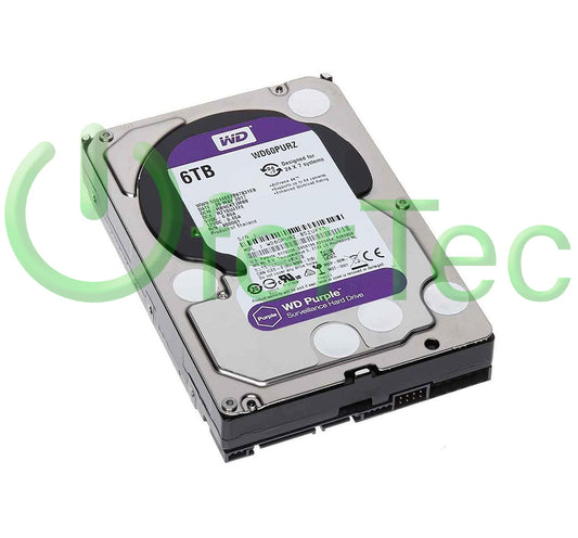 6TB Disco Duro Sata 3.5 Western Digital Purple para PC o DVR