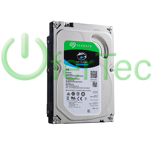 2TB Disco Duro Sata 3.5'' Seagate SkyHawk HDD Para PC o DVR