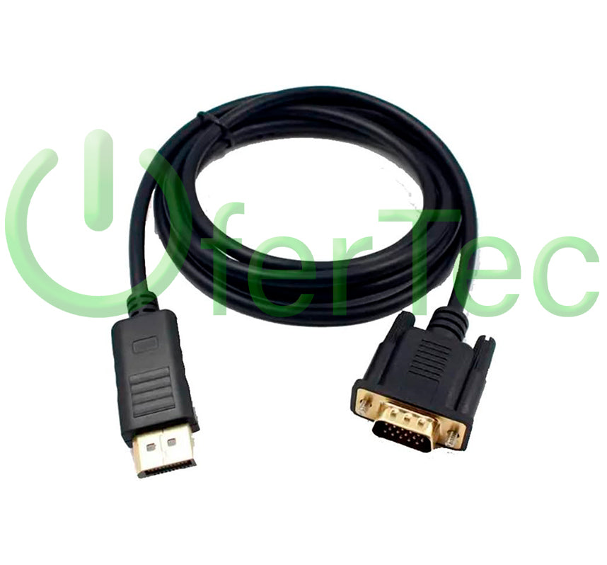Cable Displayport a VGA 1.8 metros