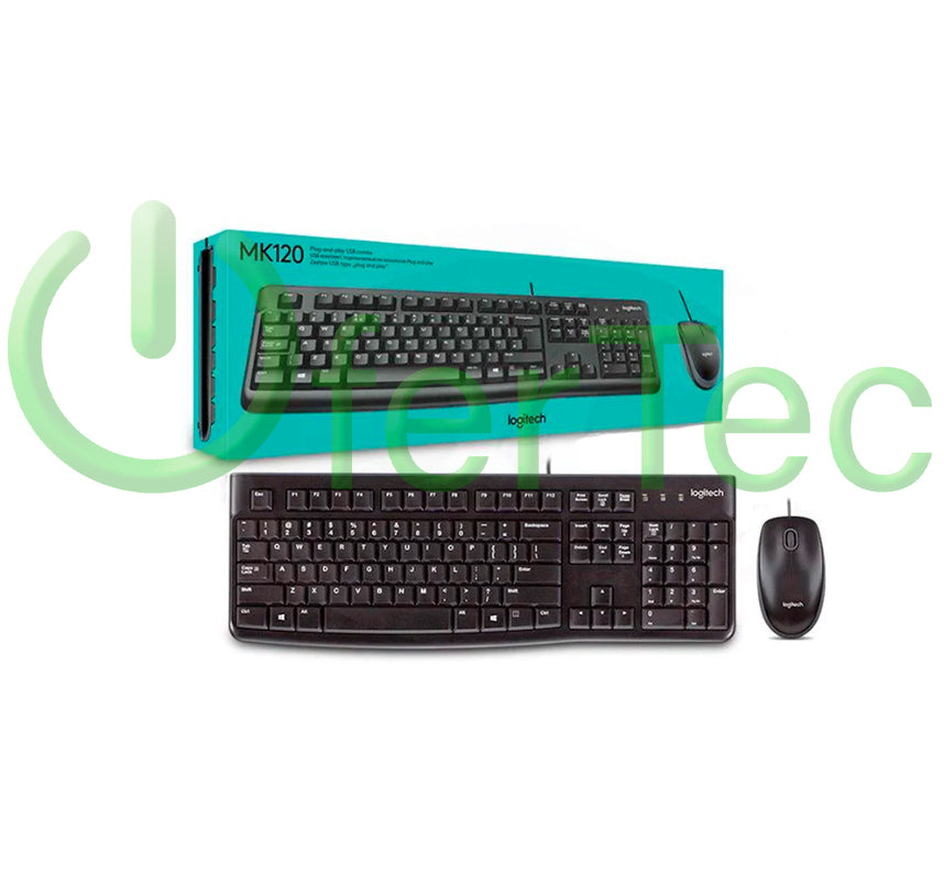 Teclado y Mouse Logitech MK120 Nuevo en Caja