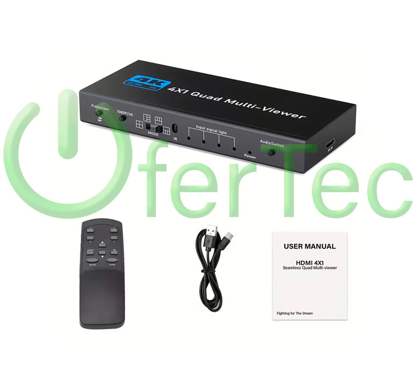 Adaptador Splitter 4 a 1 (Unificador)